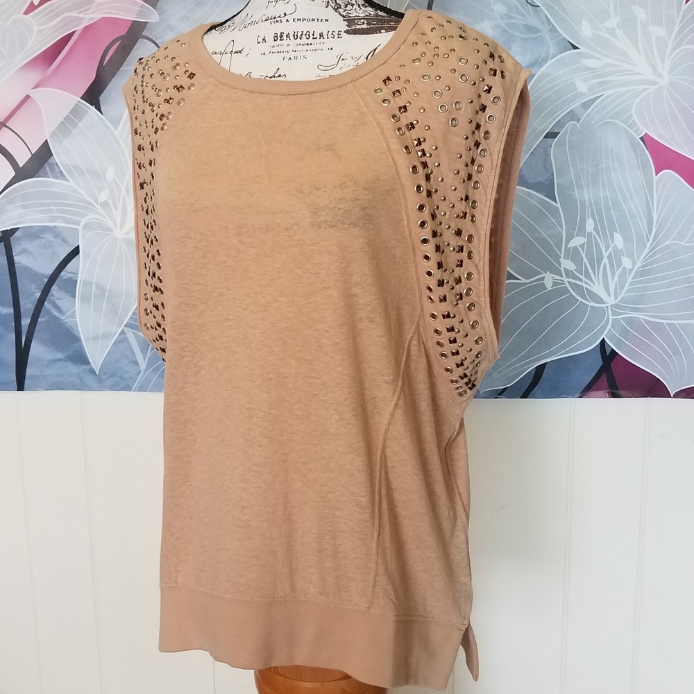 We The Free Studded Oversized Top